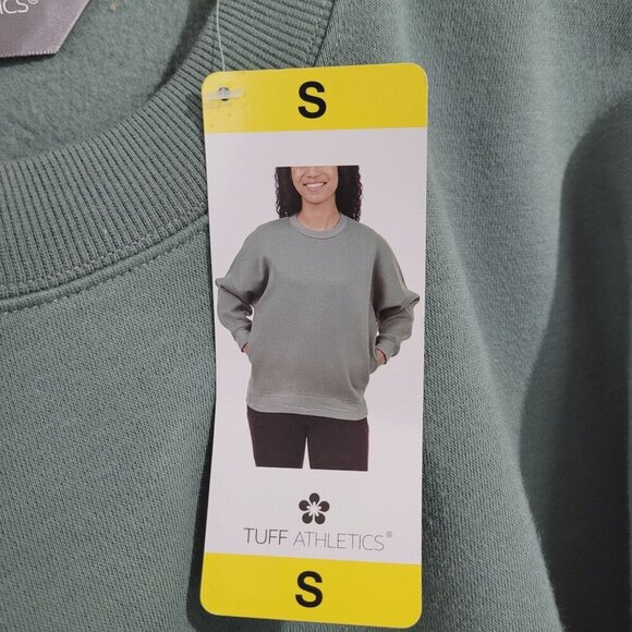 NEW Tuff Athletics Womens S Crewneck Sweatshirt Pullover  H756 - Picture 7 of 9